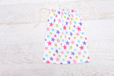 Drawstring library outlet bag pattern